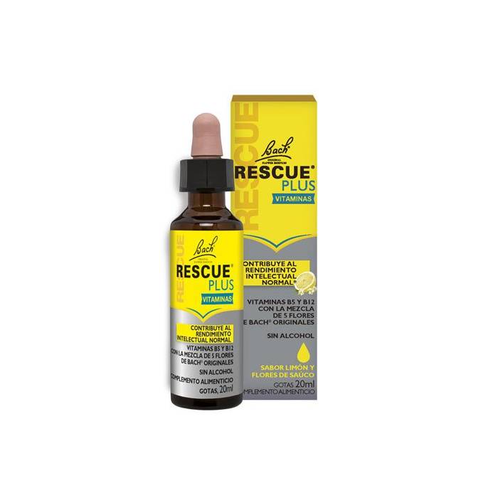 Bach Rescue Plus Vitaminas Gotas 20 Ml.