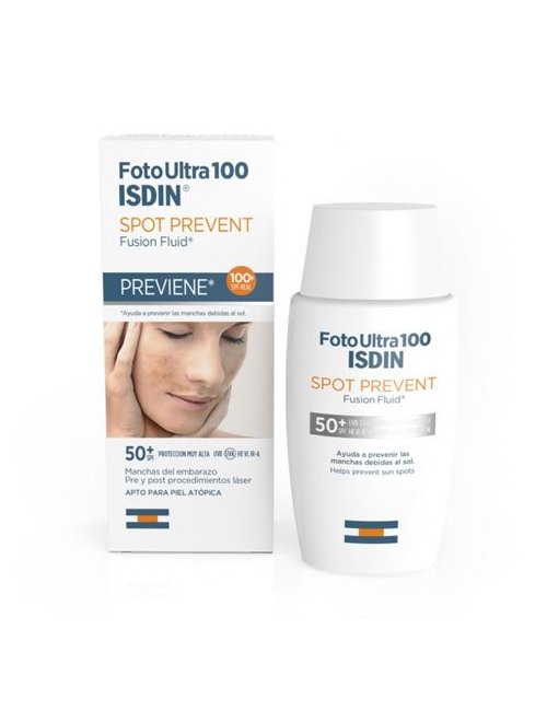 Isdin FotoUltra 100 Spot Prevent Fusion Fluid SPF50+ Isdin FotoUltra 100 Spot Prevent Fusion Fluid SPF50+