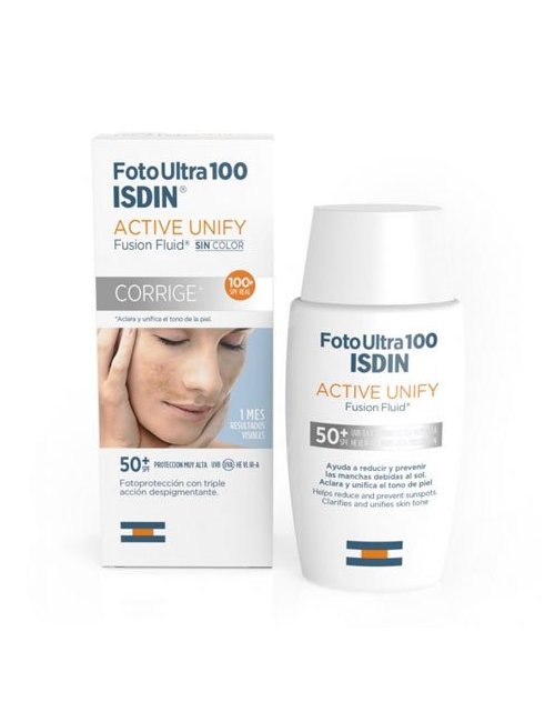 Isdin Foto Ultra Active Unify Fusion Fluid SPF 50+ Isdin Foto Ultra Active Unify Fusion Fluid SPF 50+