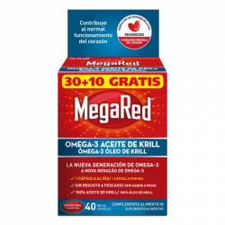 Megared 500 Omega 3 Aceite de Krill 40 Caps.s