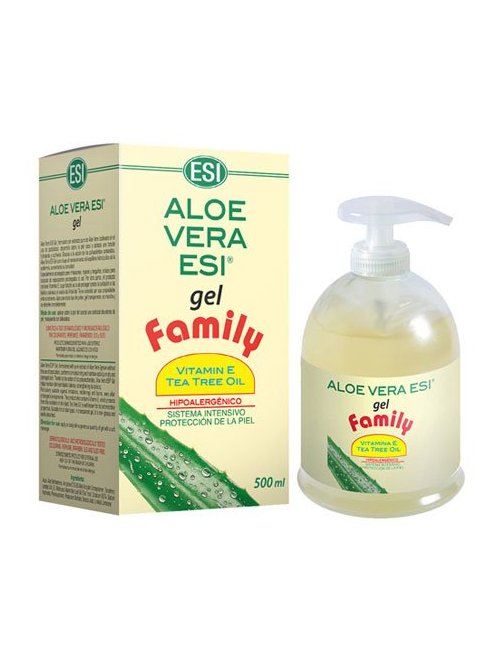 Aloe Vera Gel Family (con árbol del té) 500 ml ESI