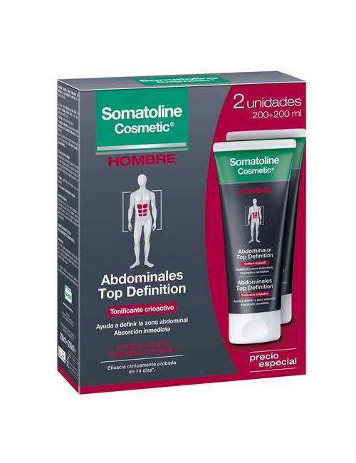 Somatoline Hombre Duplo Top Definition Abdominales 200+200 Ml. Somatoline Hombre Duplo Top Definition Abdominales 200+200 Ml.