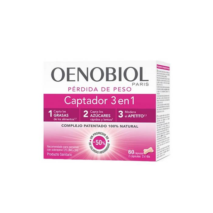 Oenobiol Captador 3 en 1 60 Cápsulas