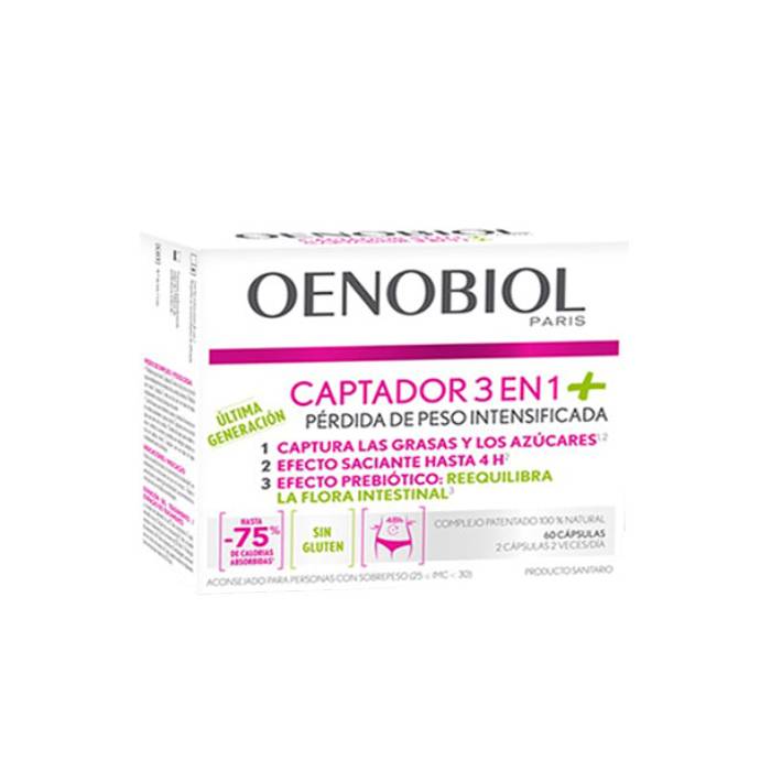 Oenobiol Captador 3 en 1 Plus 60 Cáps.