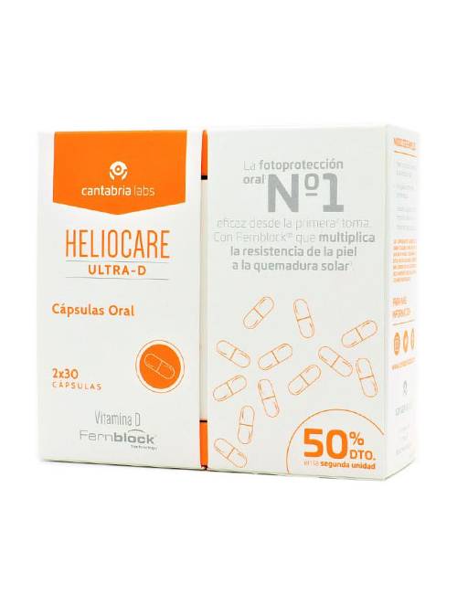 Heliocare Ultra-D Pack 30 + 30 Cápsulas