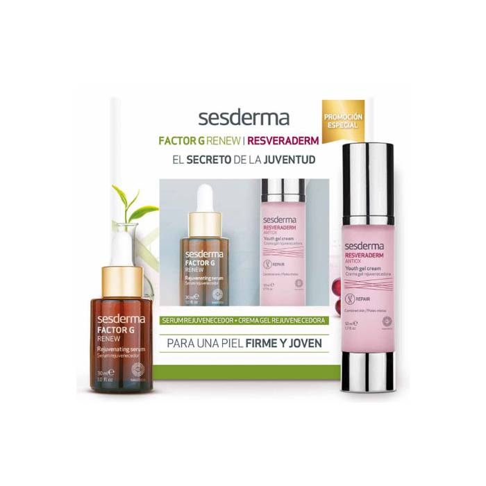 Sesderma Pack Factor G Sérum + Resveraderm Antiox 50 Ml.