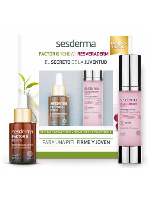 Sesderma Pack Factor G Sérum + Resveraderm Antiox 50 Ml.