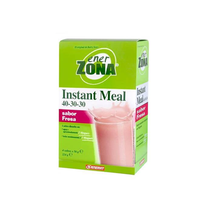 EnerZona Instant Meal Fresa 4 Sobres