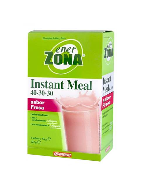 EnerZona Instant Meal Fresa 4 Sobres