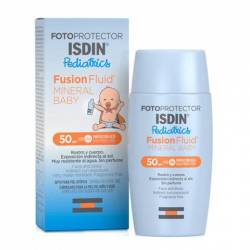 Isdin Fotoprotector Fusion Fluid Mineral Baby Pediatrics SPF 50+