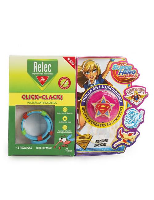 Relec Pulsera Click-Clack SuperGirl