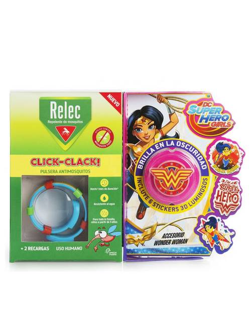 Relec Pulsera Click-Clack Wonder Woman Relec Pulsera Click-Clack Wonder Woman