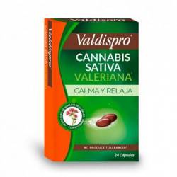 Valdispro Cannabis Sativa Valeriana 24 Cápsulas