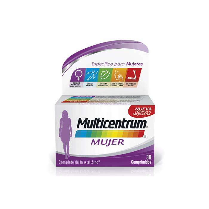 Multicentrum Mujer 30 Comprimidos