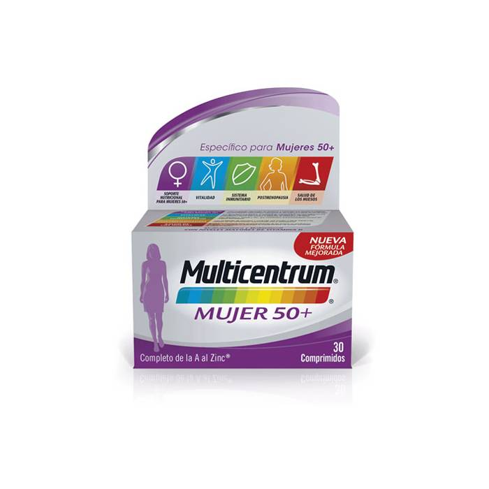 Multicentrum Mujer 50+ 30 Comprimidos