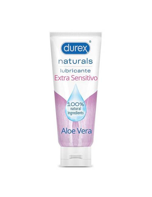 Durex Naturals Lubricante Extra Sensitivo Aloe Vera 100 Ml.