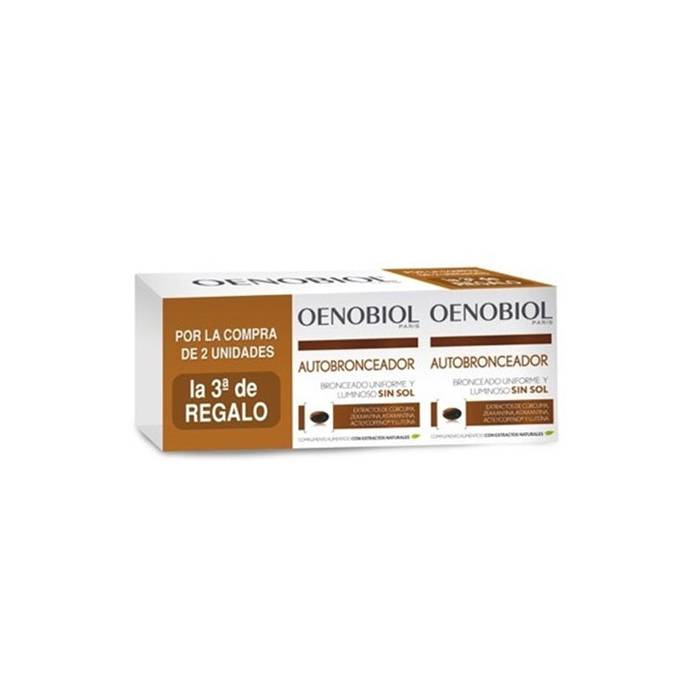 Oenobiol Autobronceador Triplo 3 x 30 Cápsulas