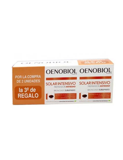 Oenobiol Solar Intensivo Antiedad Triplo 3x30 Caps. Oenobiol Solar Intensivo Antiedad Triplo 3x30 Caps.