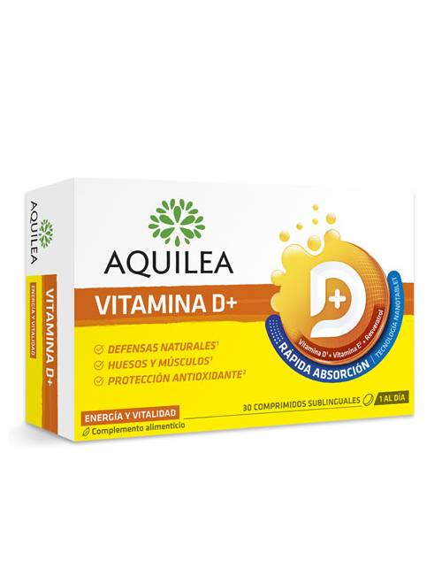 Aquilea Vitamina D+ 30 Comprimidos Sublinguales Aquilea Vitamina D+ 30 Comprimidos Sublinguales