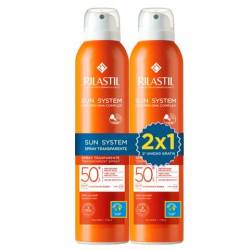 Rilastil Sun System SPF 50+ Duplo Spray Transparente 2x200 Ml.