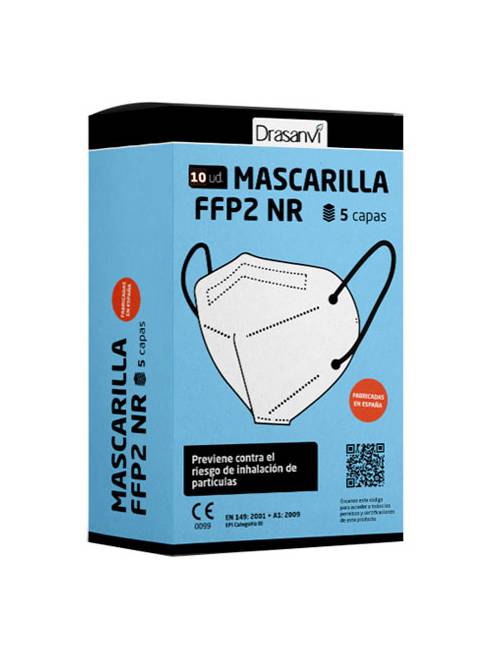 Drasanvi Mascarilla FFP2 Adulto Blanca 10 Uds