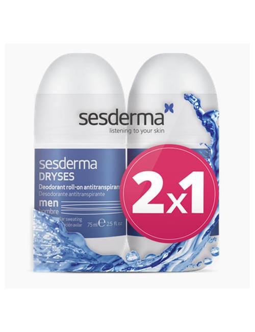Sesderma Dryses Men desodorante Duplo Roll-On 2x75 Ml. Sesderma Dryses Men desodorante Duplo Roll-On 2x75 Ml.
