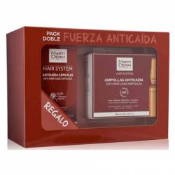 Martiderm Pack doble Fuerza anticaída 60 cápsulas + Ampollas