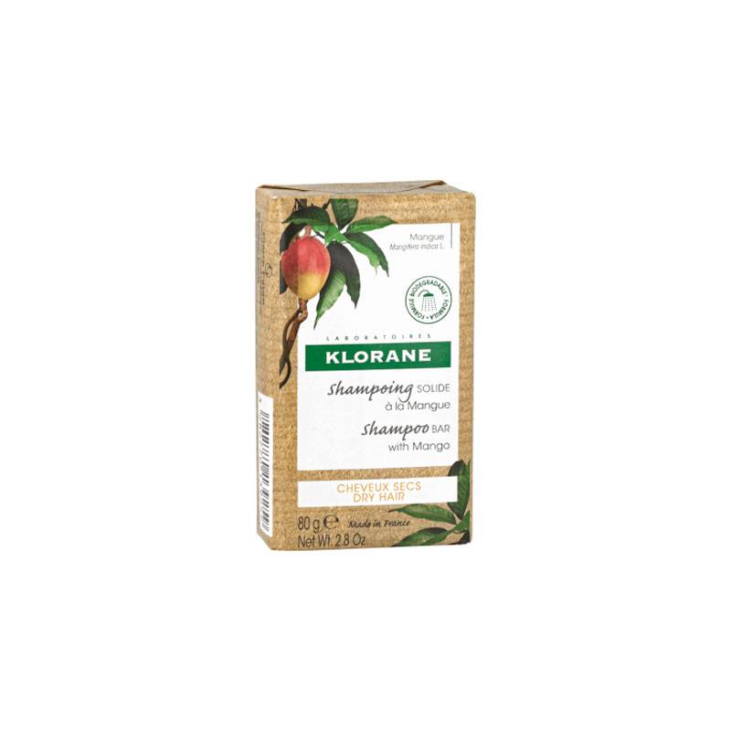 Klorane Champú Sólido al Mango 80 G.