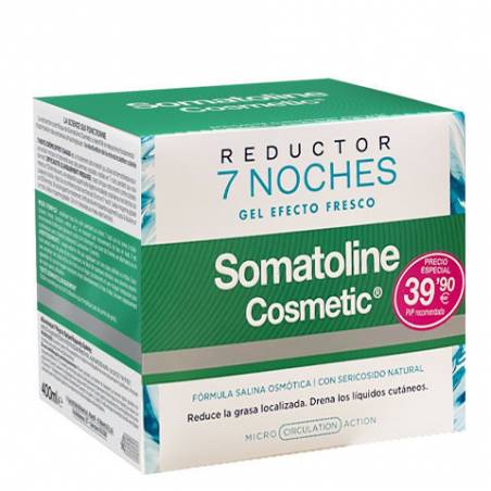 Somatoline Reductor 7 Noches Gel Fresco 400 Ml. Somatoline Reductor 7 Noches Gel Fresco 400 Ml.