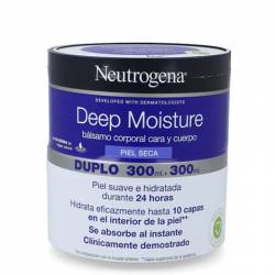 Neutrogena Duplo Confort Balm Hidratante Corporal 2x300ml.