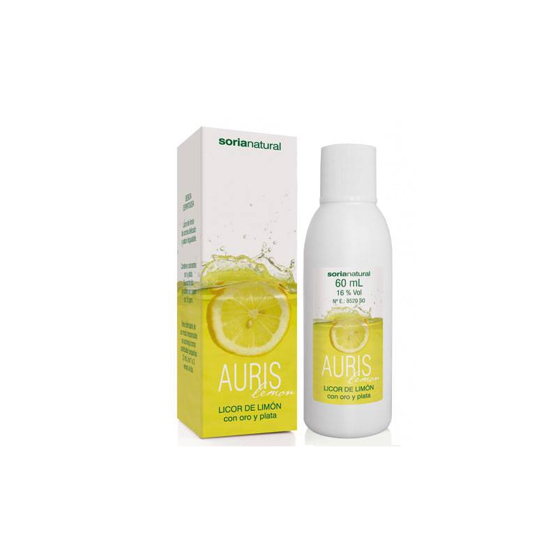 Auris Licor de Limón con Oro y Plata 60 Ml