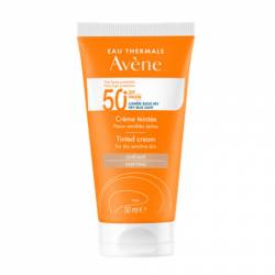 Avene Solar Crema Coloreada SPF 50+ Rostro 50ml