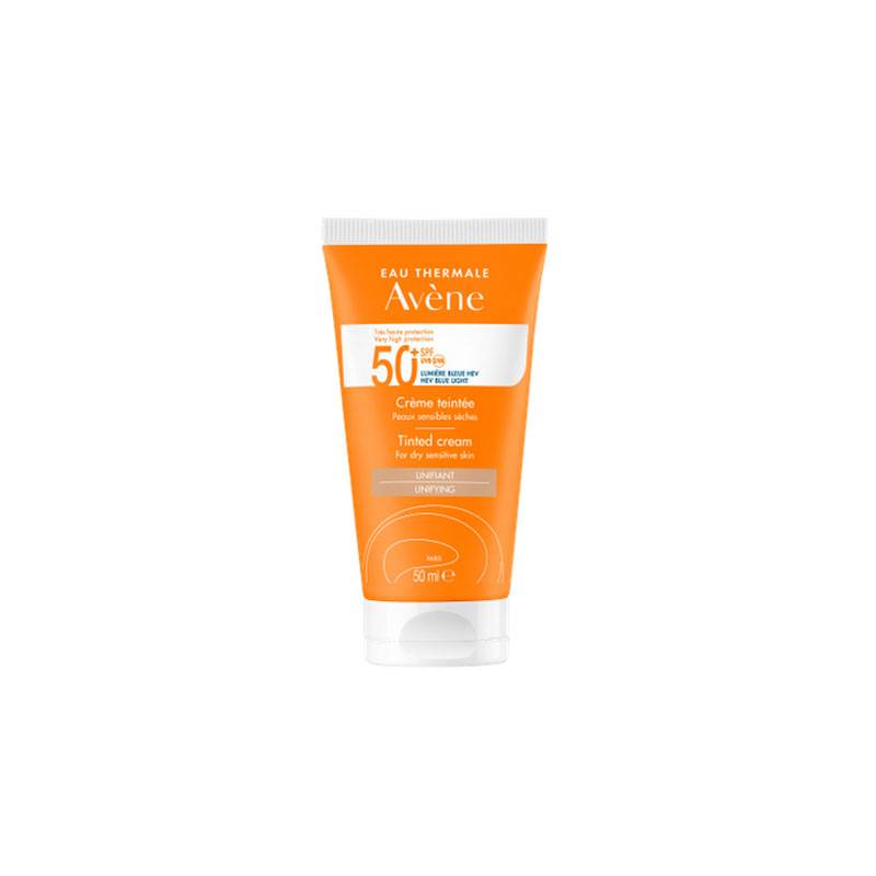 Avene Solar Crema Coloreada SPF 50+ Rostro 50ml