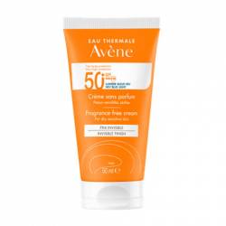 Avene Solar Crema Sin Perfume SPF 50+