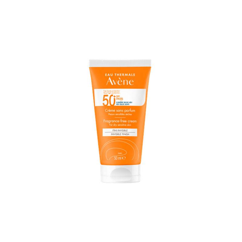 Avene Solar Crema Sin Perfume SPF 50+