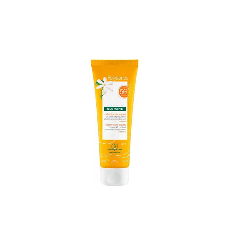 Polysianes Crema Solar Sublime SPF 50 Al Tamanu Bio Y Al Monoï 50 Ml.