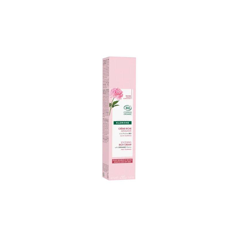 Klorane Crema Rica Calmante Peonia Bio 40 Ml.