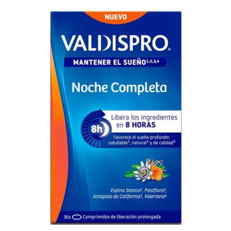 Valdispro Noche Completa 30 Comprimidos