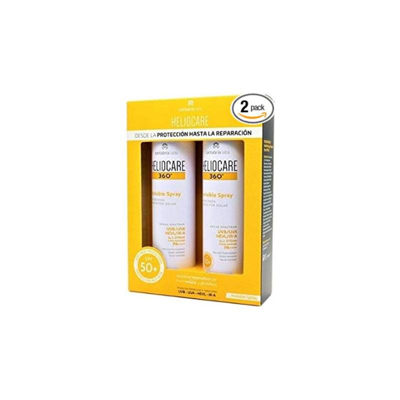 Heliocare 360 Invisible Spray Duplo 200 + 200 Ml.