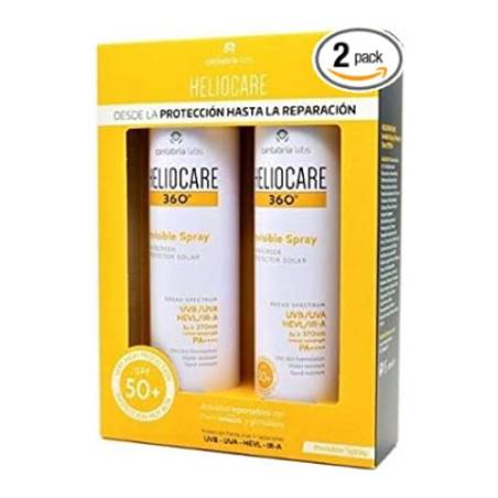 Heliocare 360 Invisible Spray Duplo 200 + 200 Ml.