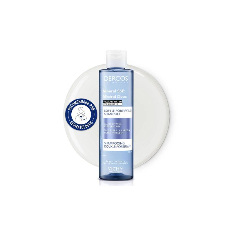 Vichy Dercos Champu Mineral Suave 400ml.