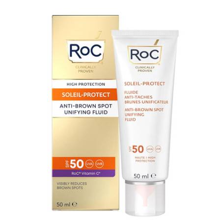 Roc Soleil-Protect Fluido Antimanchas SPF50+ 50 Ml.