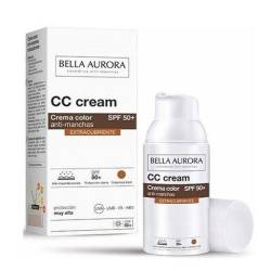 Bella Aurora CC Crema Antimanchas SPF50+ Extracubriente 30 Ml.