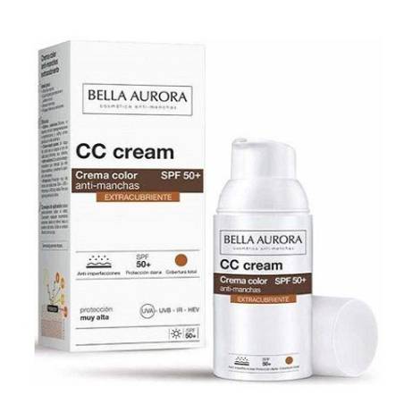 Bella Aurora CC Crema Antimanchas SPF50+ Extracubriente 30 Ml. Bella Aurora CC Crema Antimanchas SPF50+ Extracubriente 30 Ml.